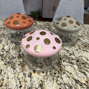 Pink Mushroom Jar